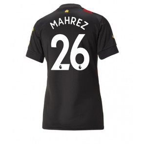 Manchester City Riyad Mahrez #26 kläder Kvinnor 2022-23 Bortatröja Kortärmad